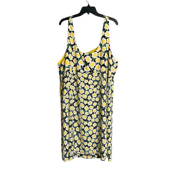 NWT Diane Von Furstenberg x Target Floral Mini Dress Women's 24 Yellow Tank - Picture 3 of 9